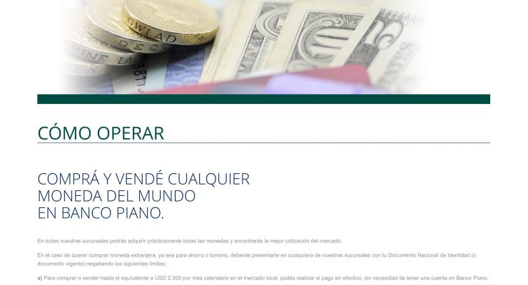 hay que ser cliente del banco para comprar dólares