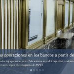 Extracción dólares en bancos cuarentena