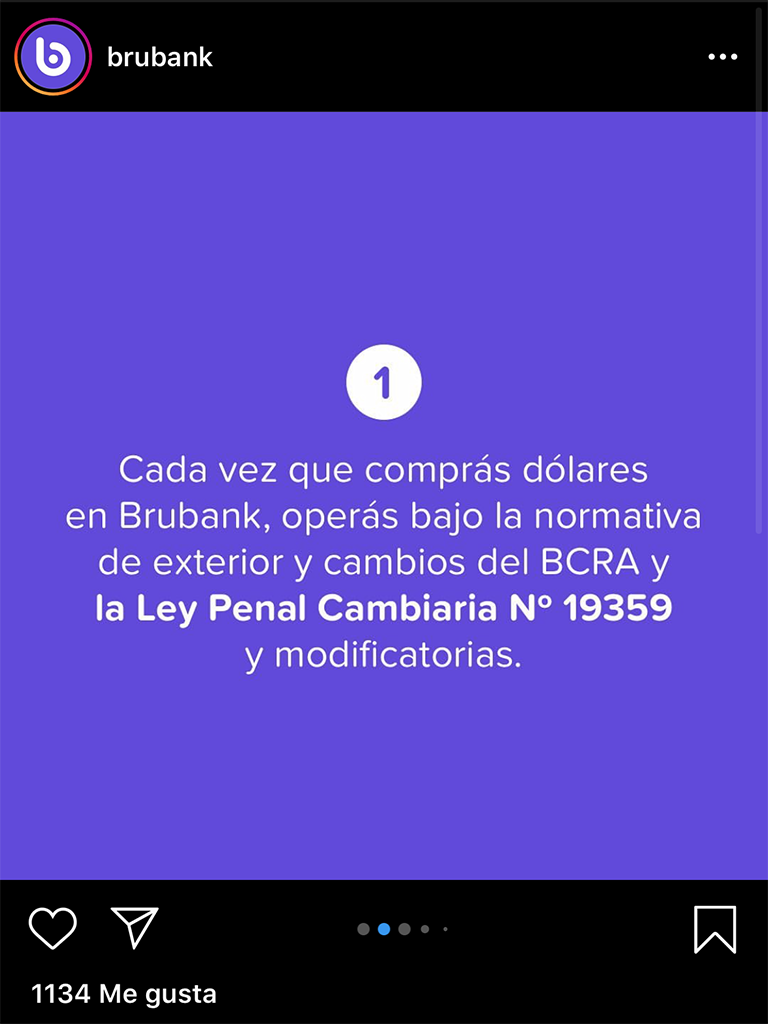 Brubank ley penal 19359