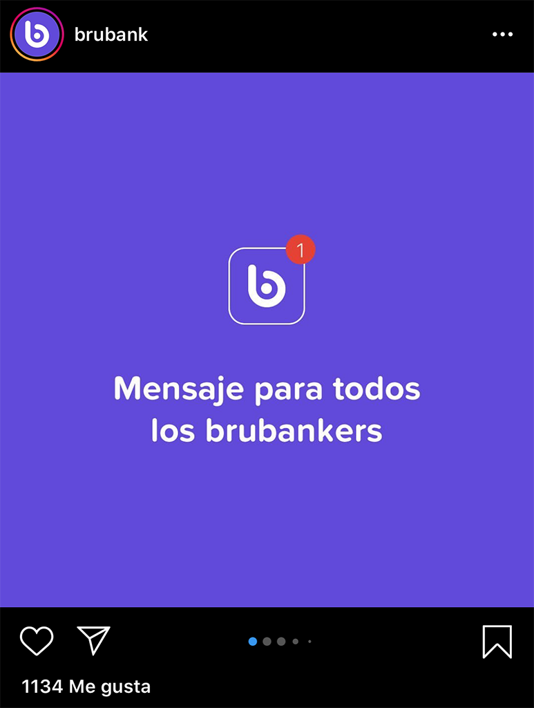 Mensaje para brubankers