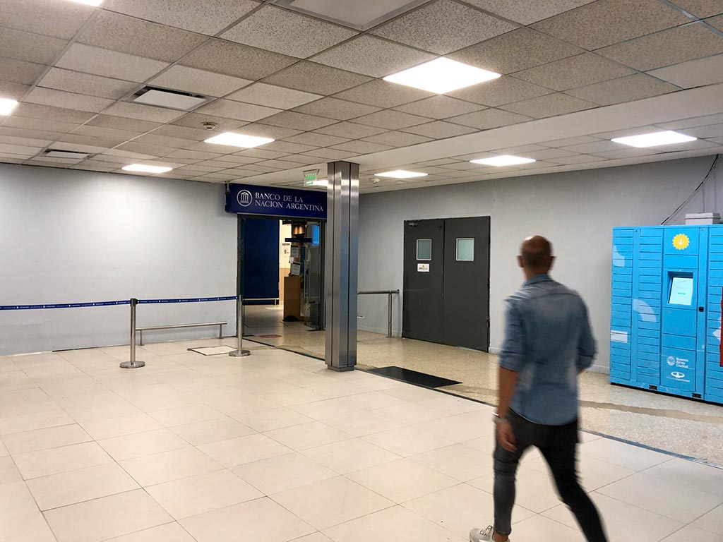 Sucursal Banco Nación aeropuerto Ezeiza