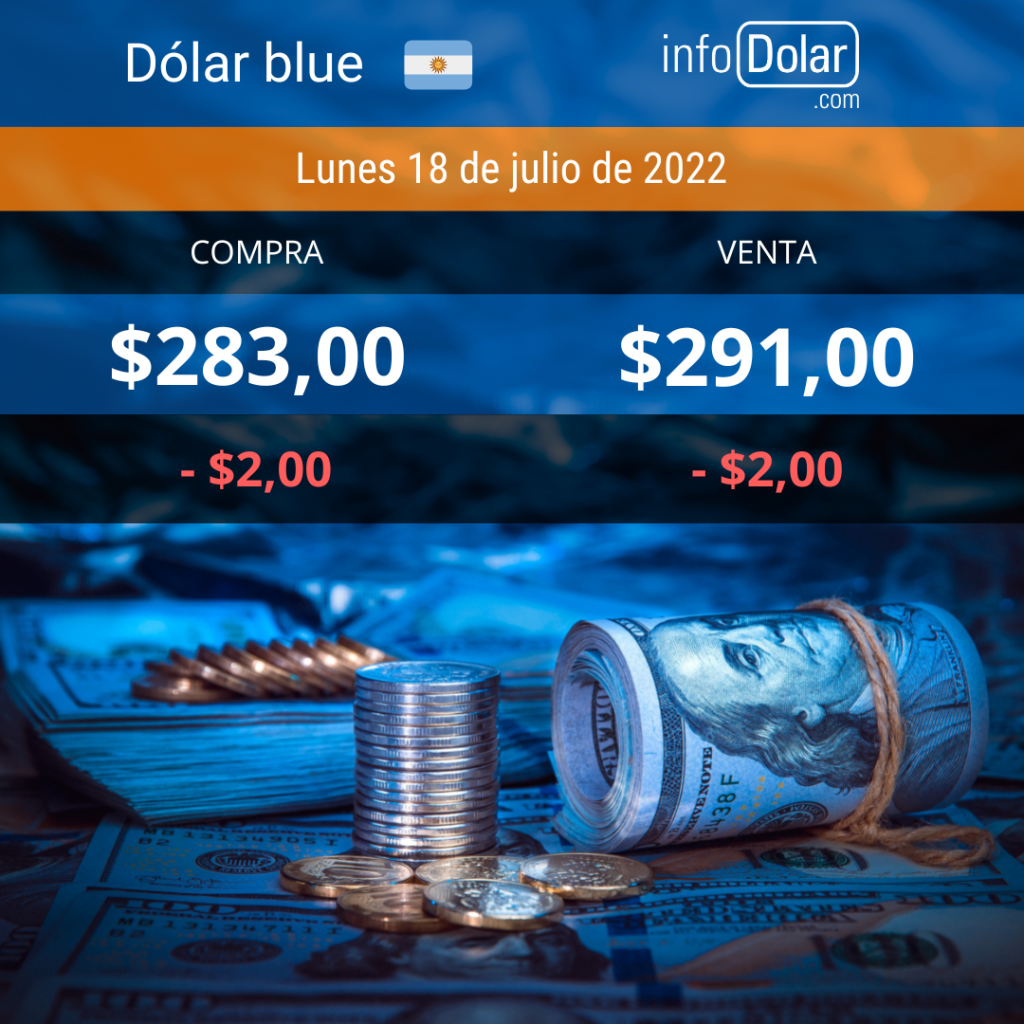 Dólar blue 18 julio 2022