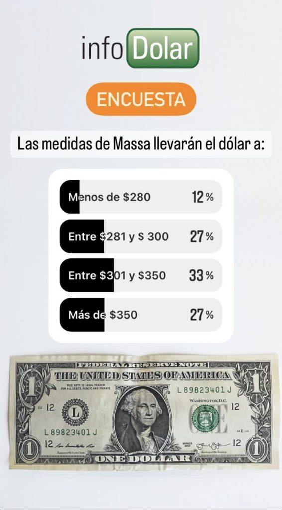 Encuesta dólar medidas Massa